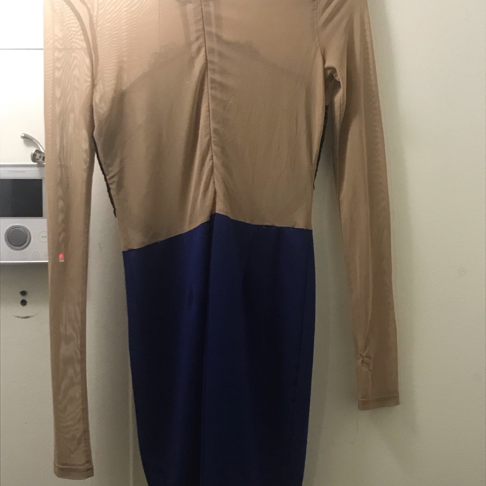 Sexy sheer back dress